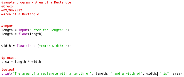 Rectangle Code