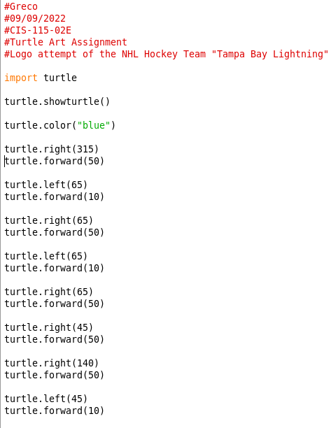 Python Art Code 1/2